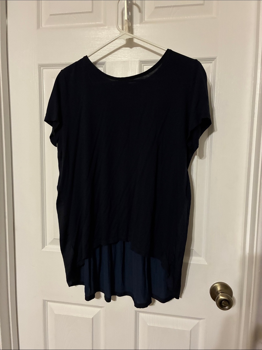 LOFT Navy Short-Sleeve Tee